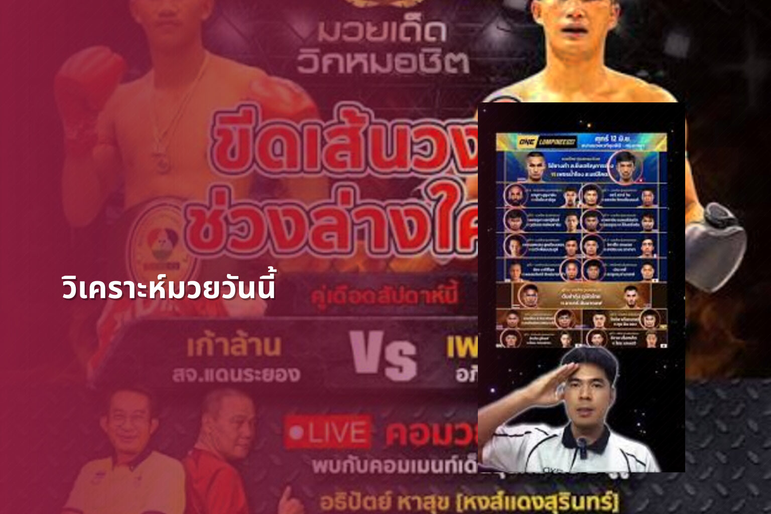 วิเคราะห์มวยวันนี้ - sports analysis