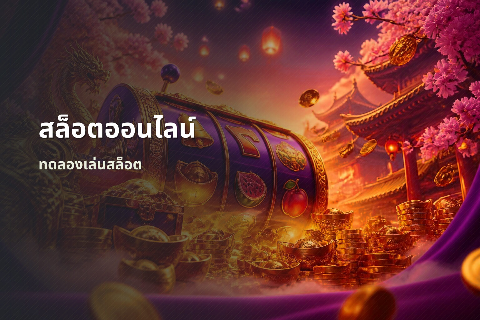 สล็อตออนไลน์ ทดลองเล่นสล็อต