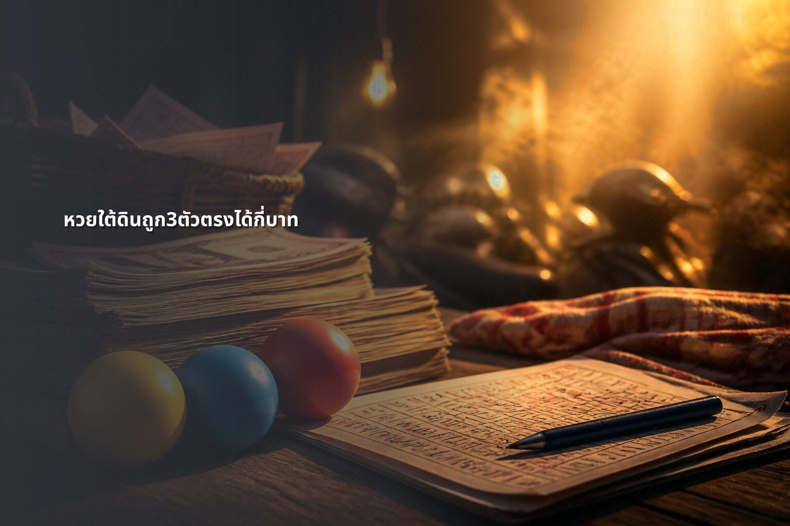 หวยใต้ดินถูก3ตัวตรงได้กี่บาท - หวยใต้ดิน