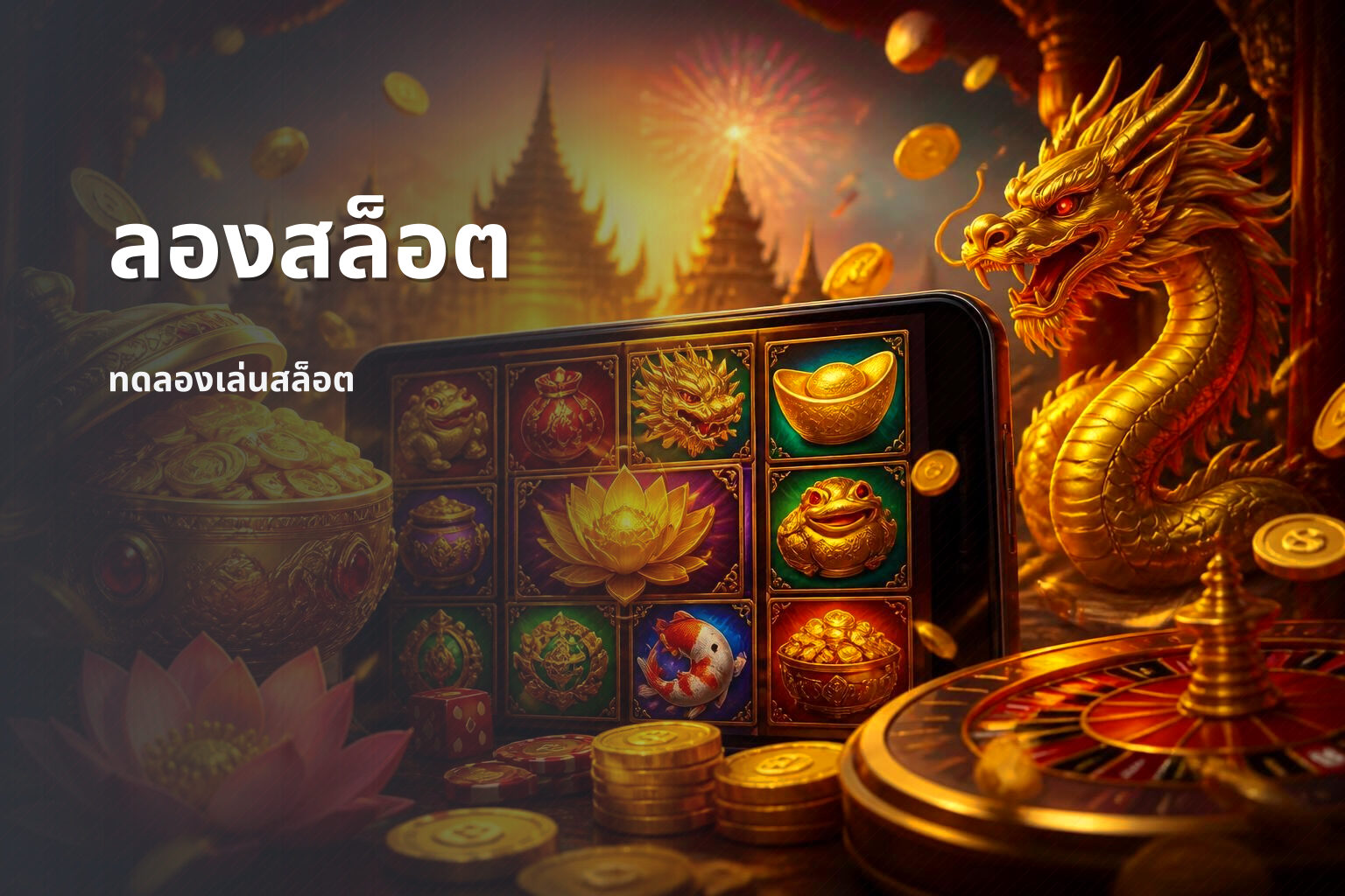 ลองสล็อต ทดลองเล่นสล็อต