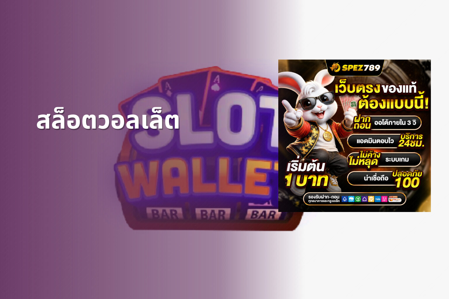 สล็อตวอลเล็ต - wallet slots