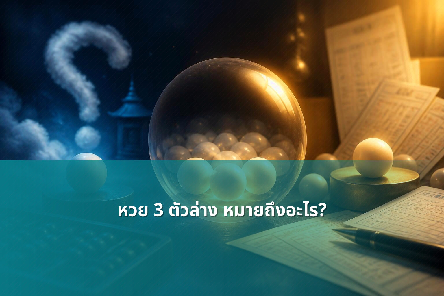 หวย 3 ตัวล่าง หมายถึงอะไร? - หวย