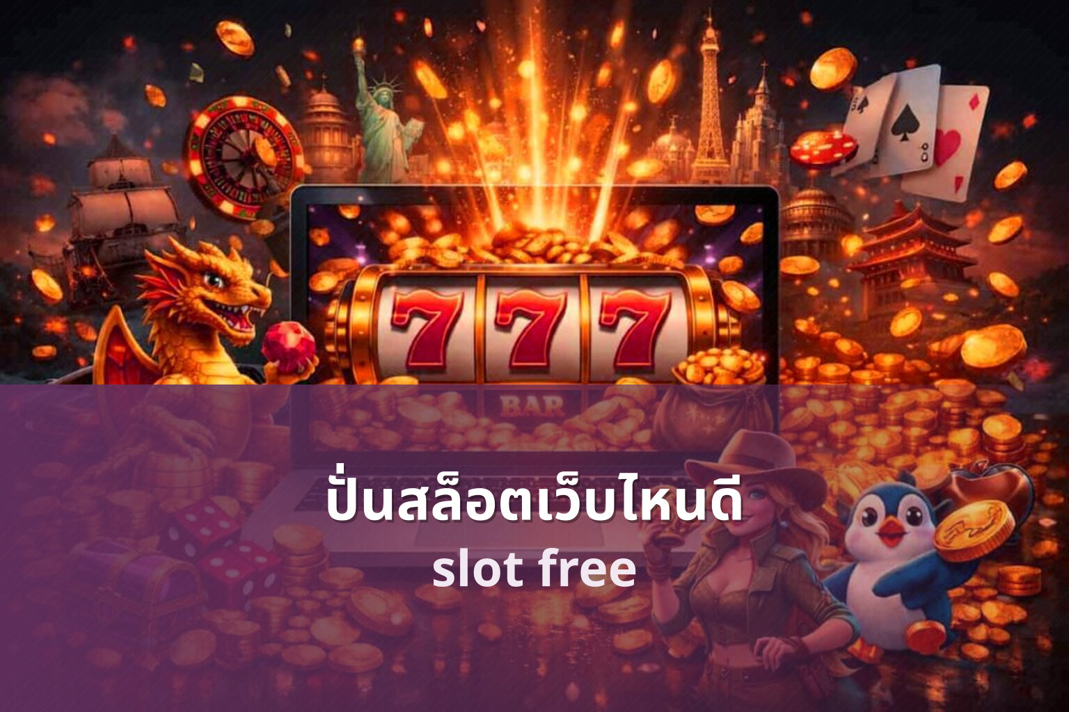 ปั่นสล็อตเว็บไหนดี slot free