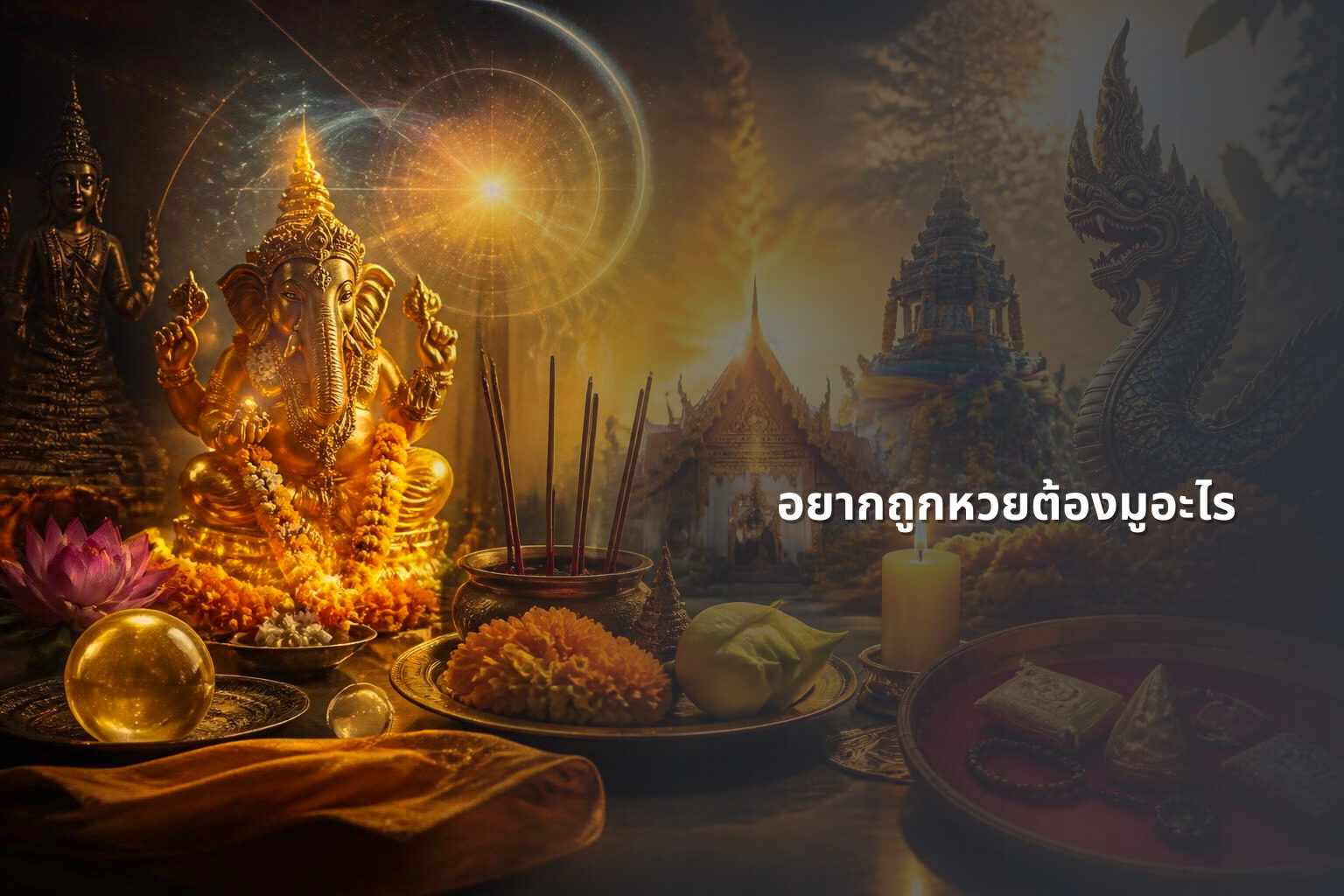 อยากถูกหวยต้องมูอะไร - หวย