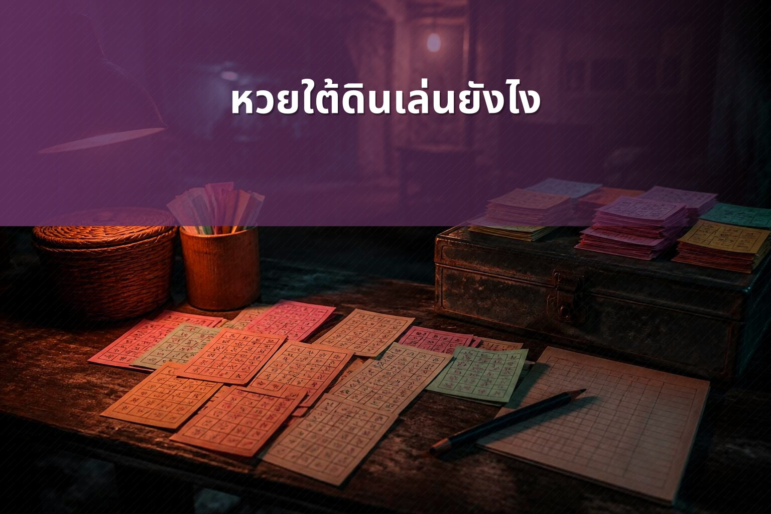 หวยใต้ดินเล่นยังไง - หวยใต้ดิน