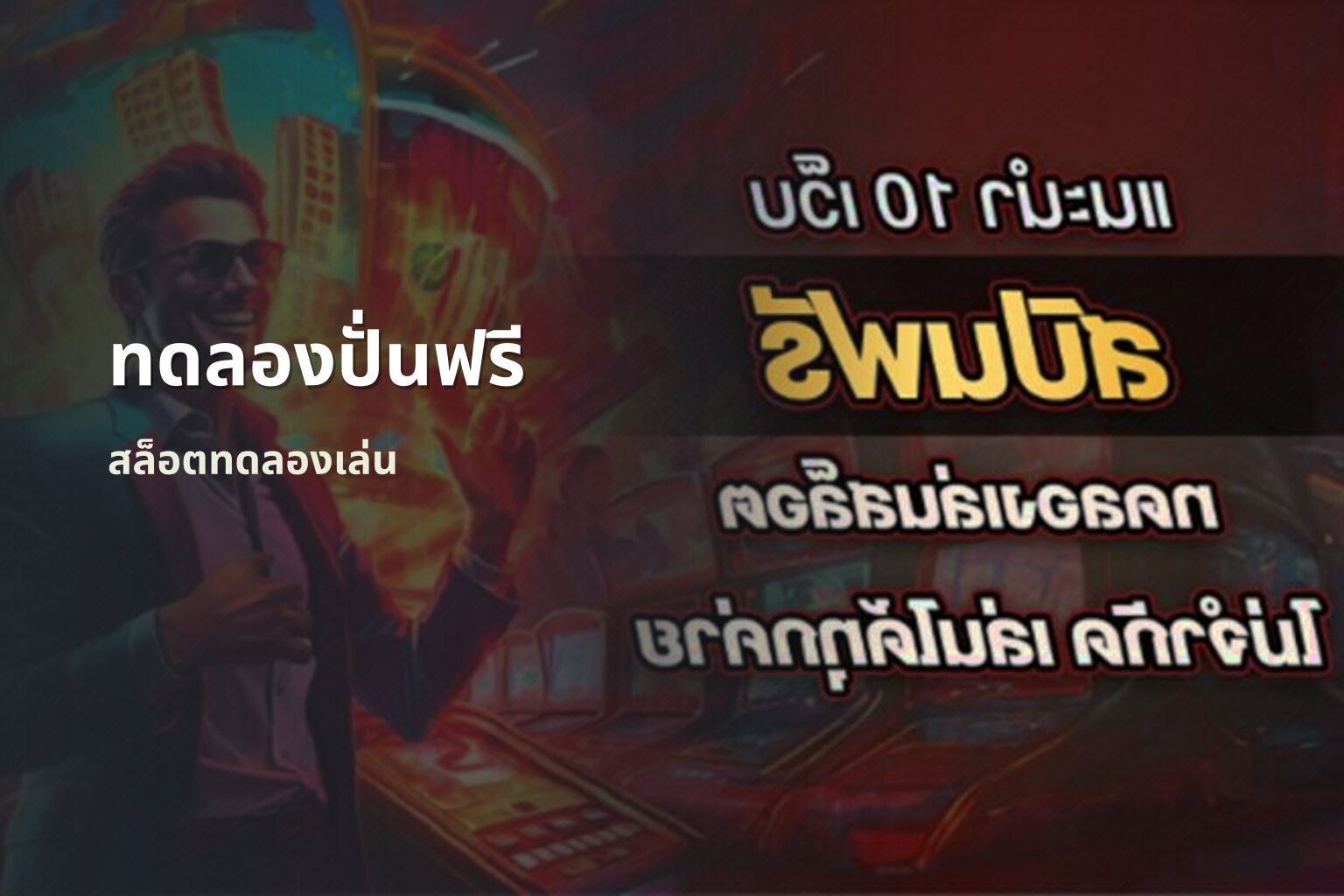 ทดลองปั่นฟรี - free spin trials