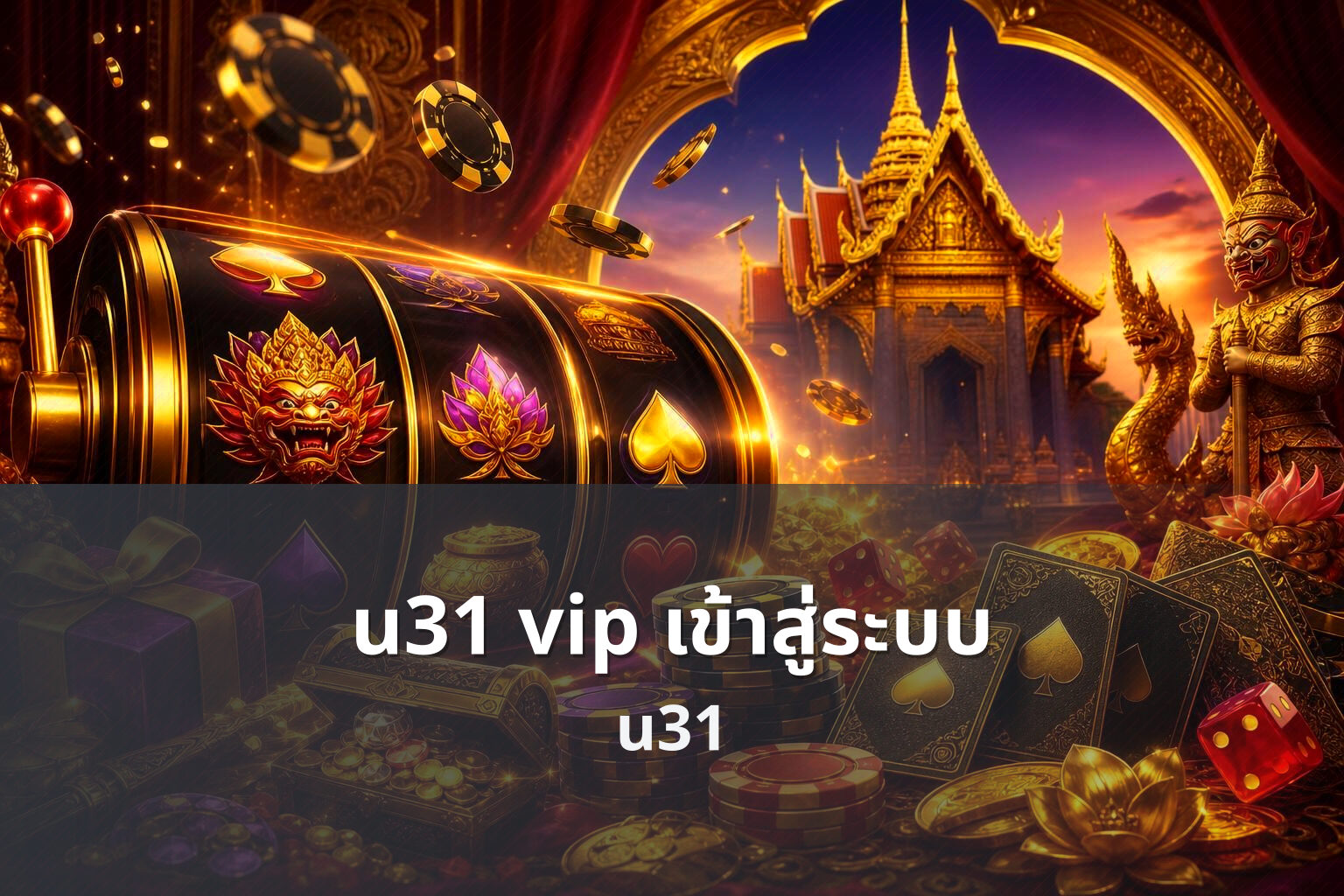 u31 vip เข้าสู่ระบบ - online gaming platform