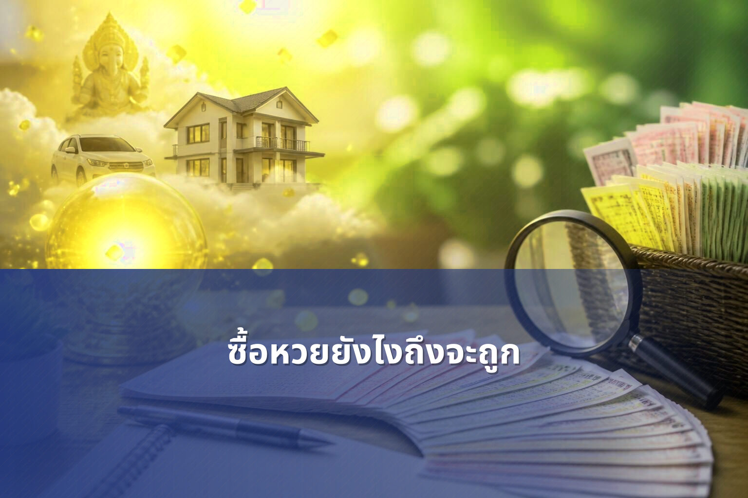 ซื้อหวยยังไงถึงจะถูก - how to win the lottery