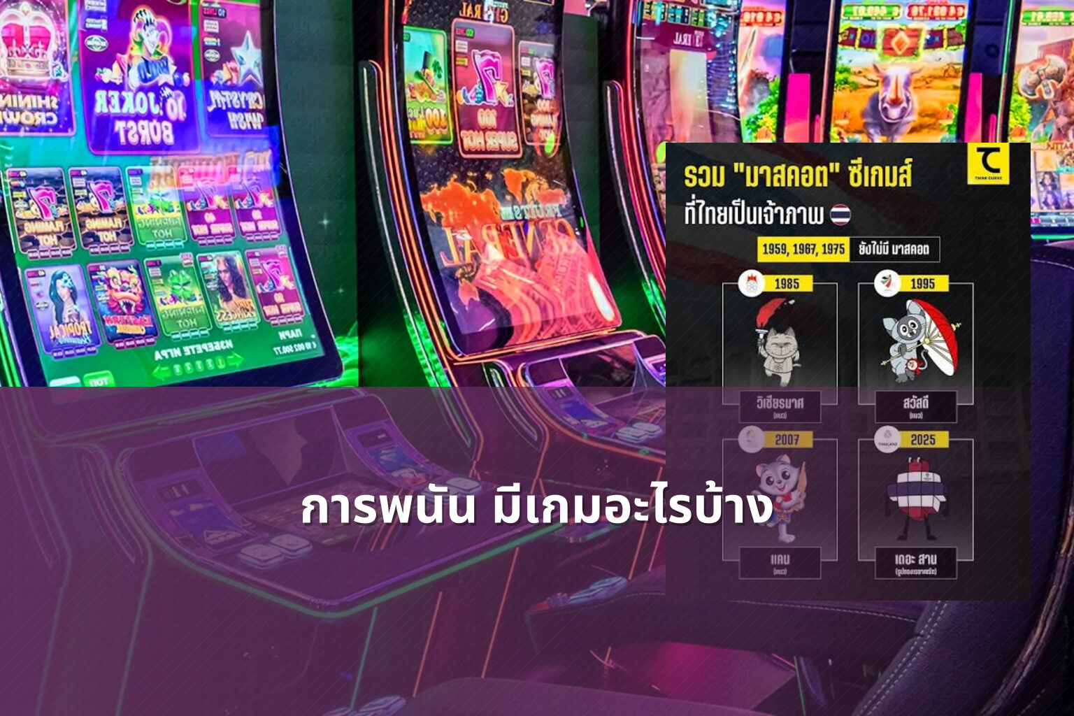 การพนัน มีเกมอะไรบ้าง - การพนัน