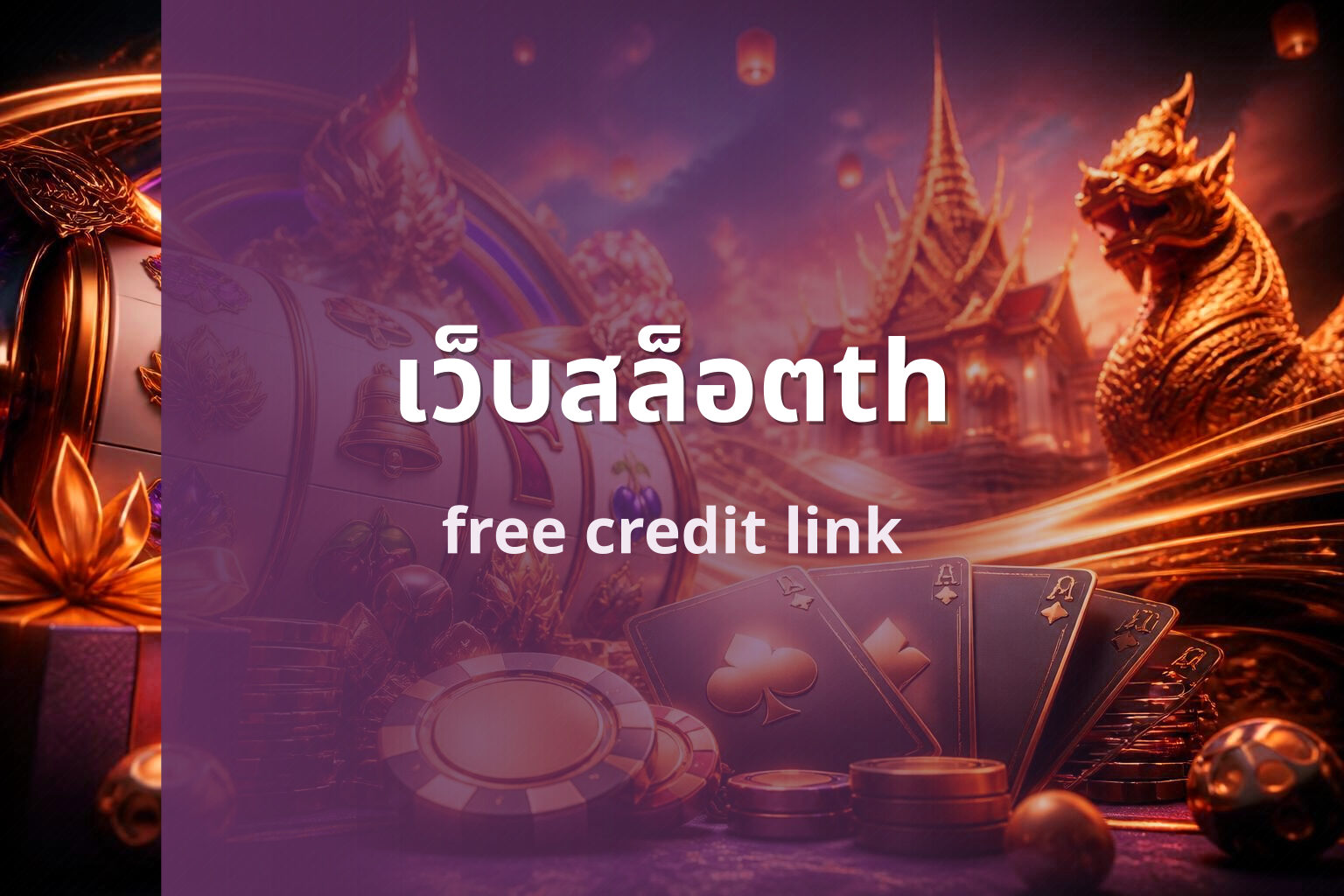 เว็บสล็อตth - thai slot website
