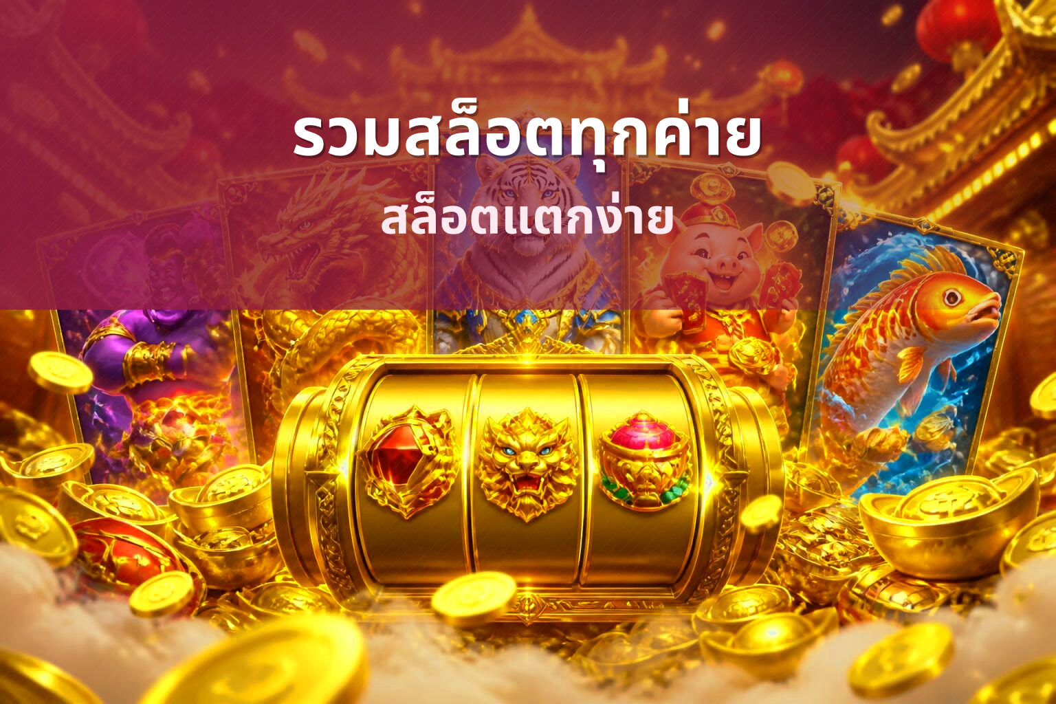 รวมสล็อตทุกค่าย สล็อตแตกง่าย