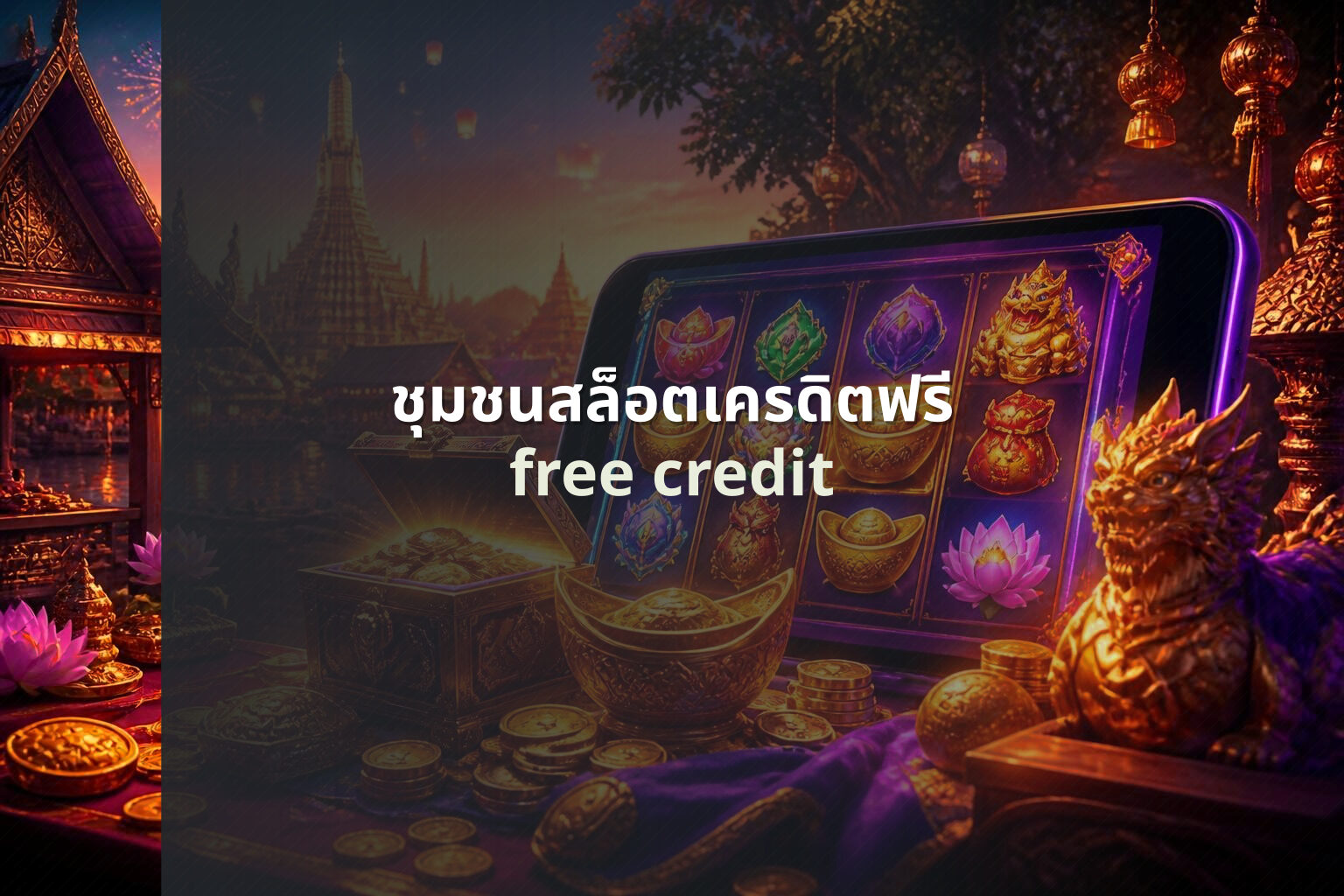 ชุมชนสล็อตเครดิตฟรี free credit