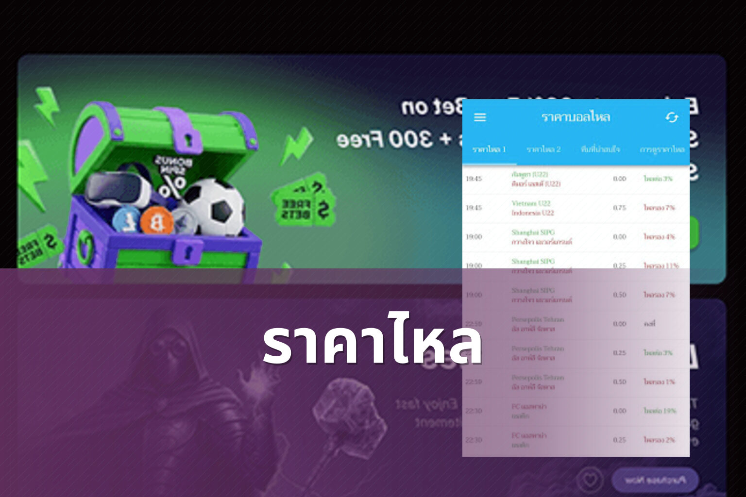 ราคาไหล - sports betting