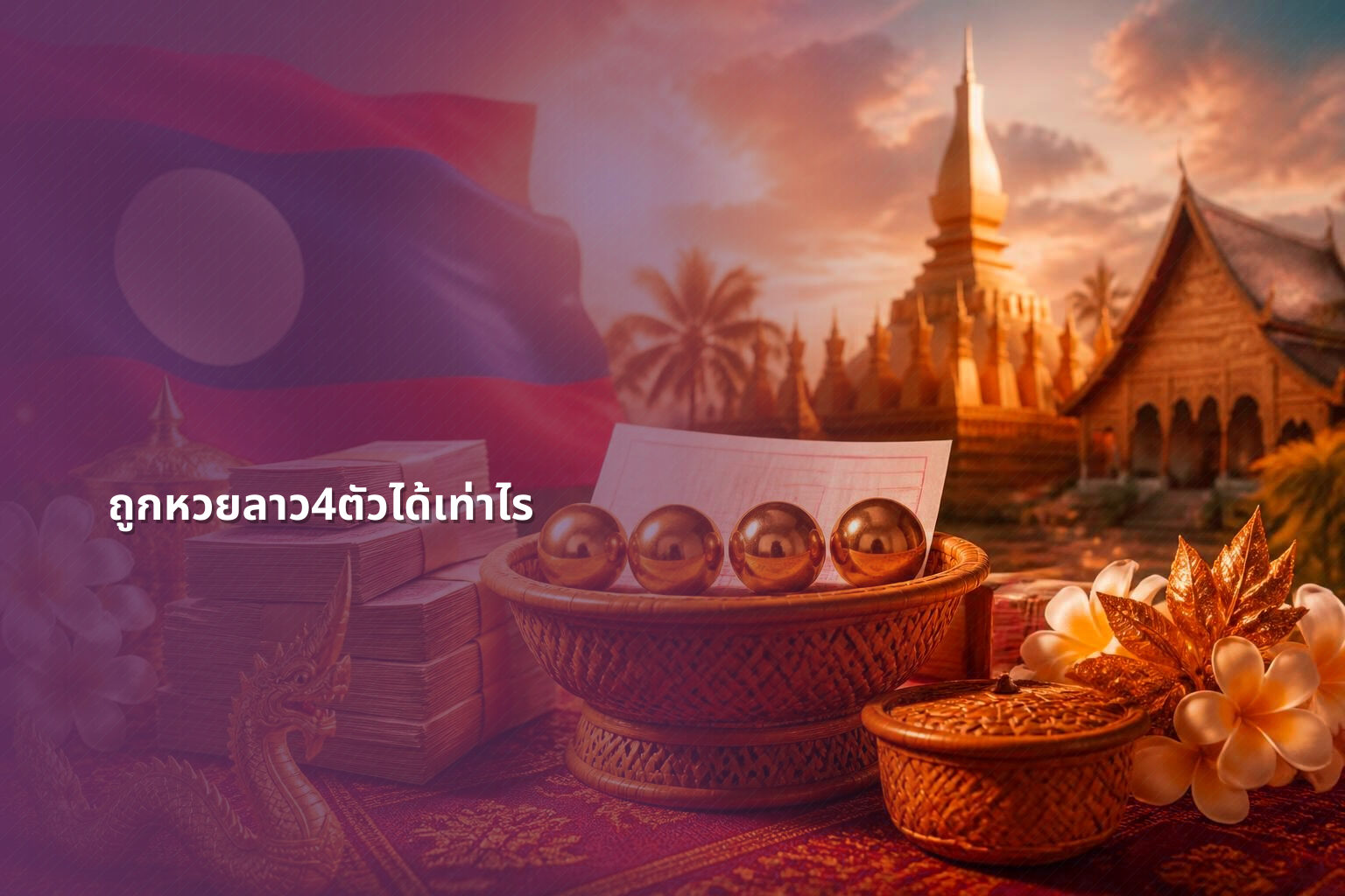 ถูกหวยลาว4ตัวได้เท่าไร - หวยลาว
