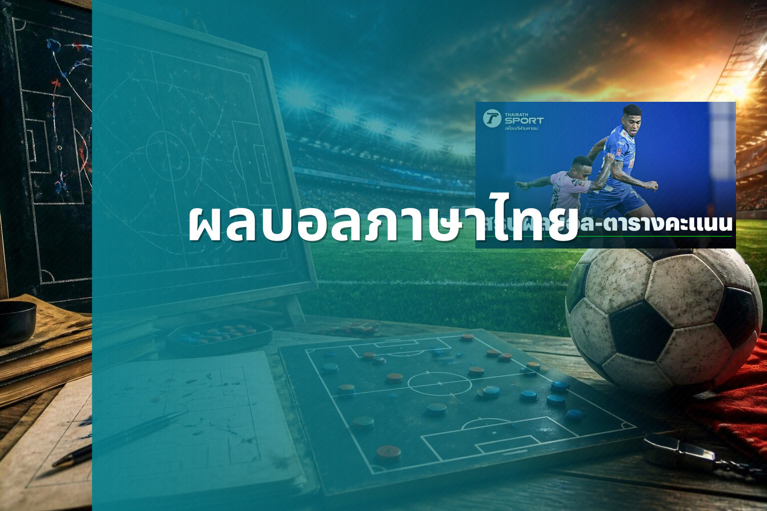 ผลบอลภาษาไทย - football results in Thai