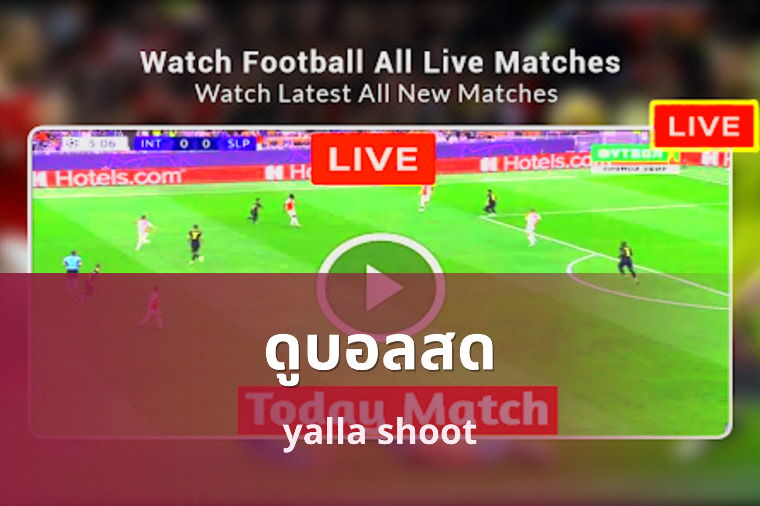 ดูบอลสด yalla shoot