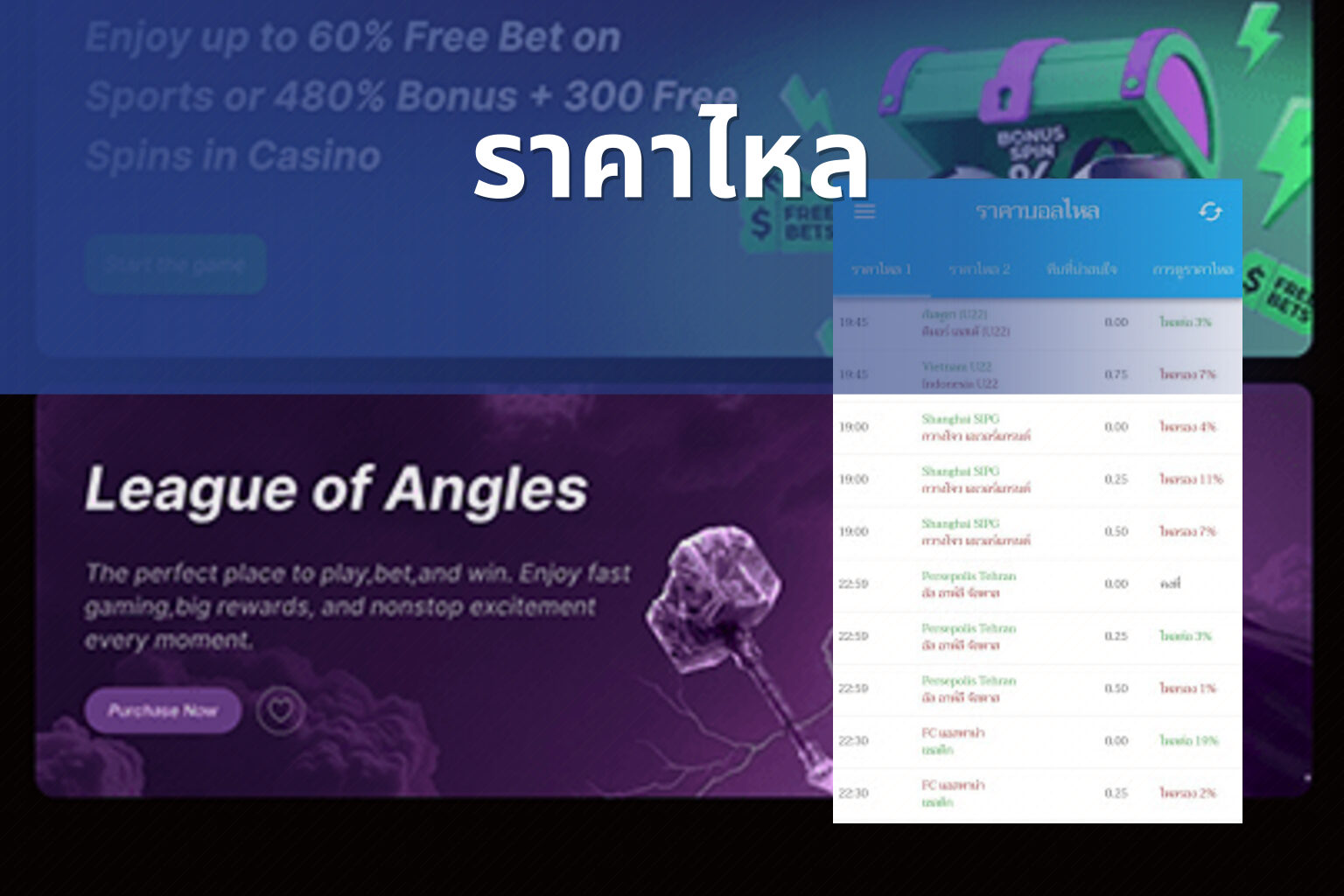 ราคาไหล - sports betting