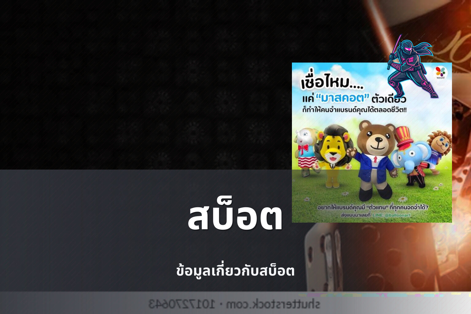 สบ็อต ข้อมูลเกี่ยวกับสบ็อต