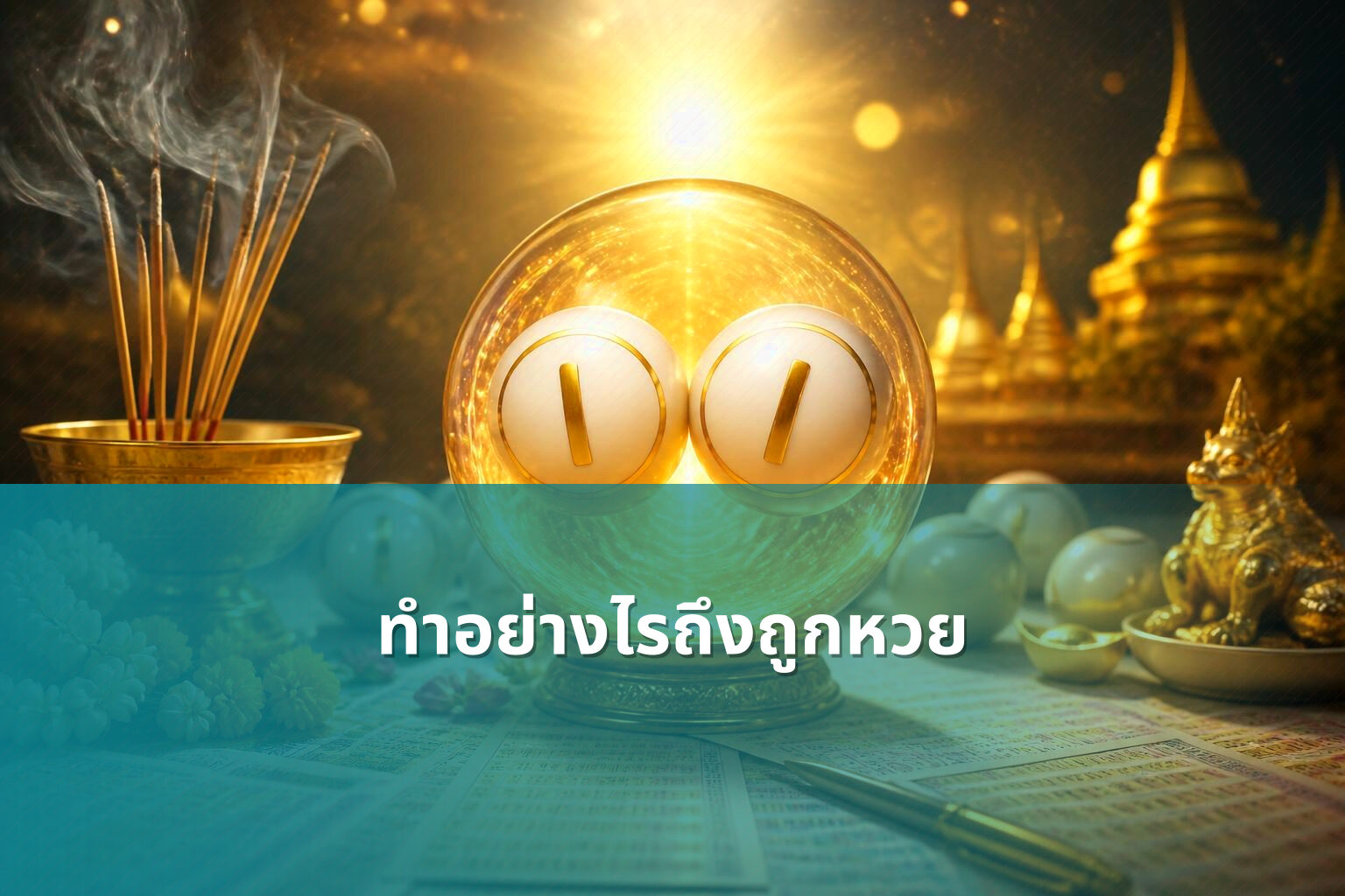 ทำอย่างไรถึงถูกหวย - หวย
