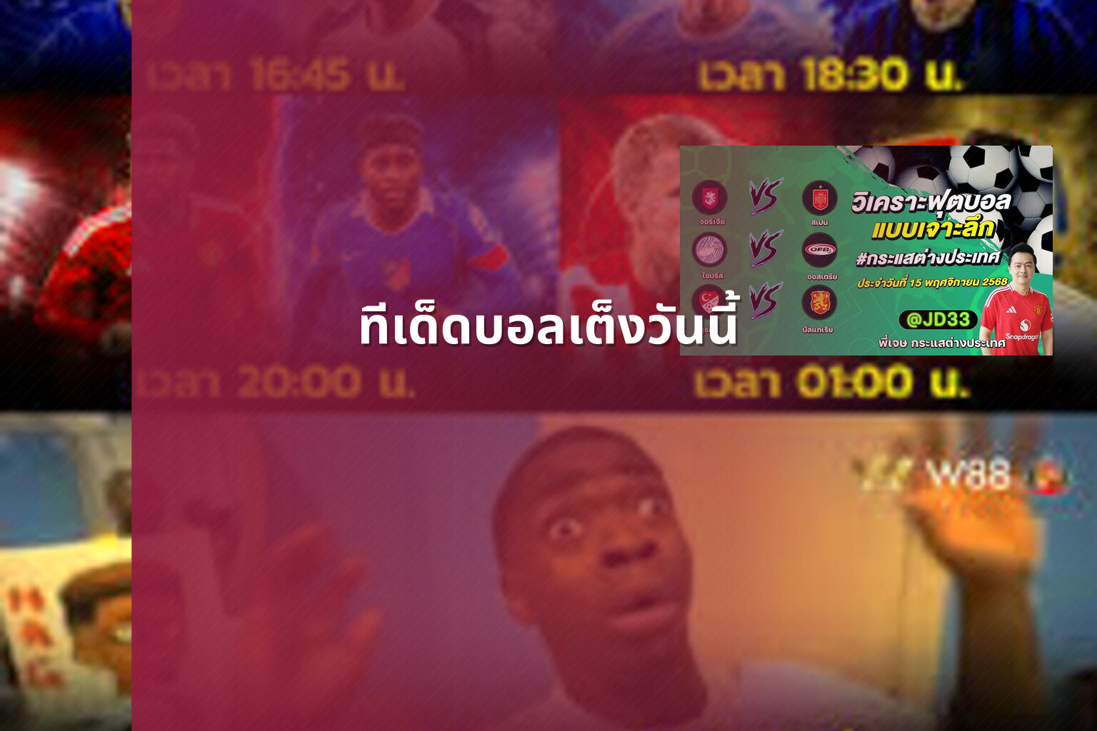 ทีเด็ดบอลเต็งวันนี้ - sports predictions