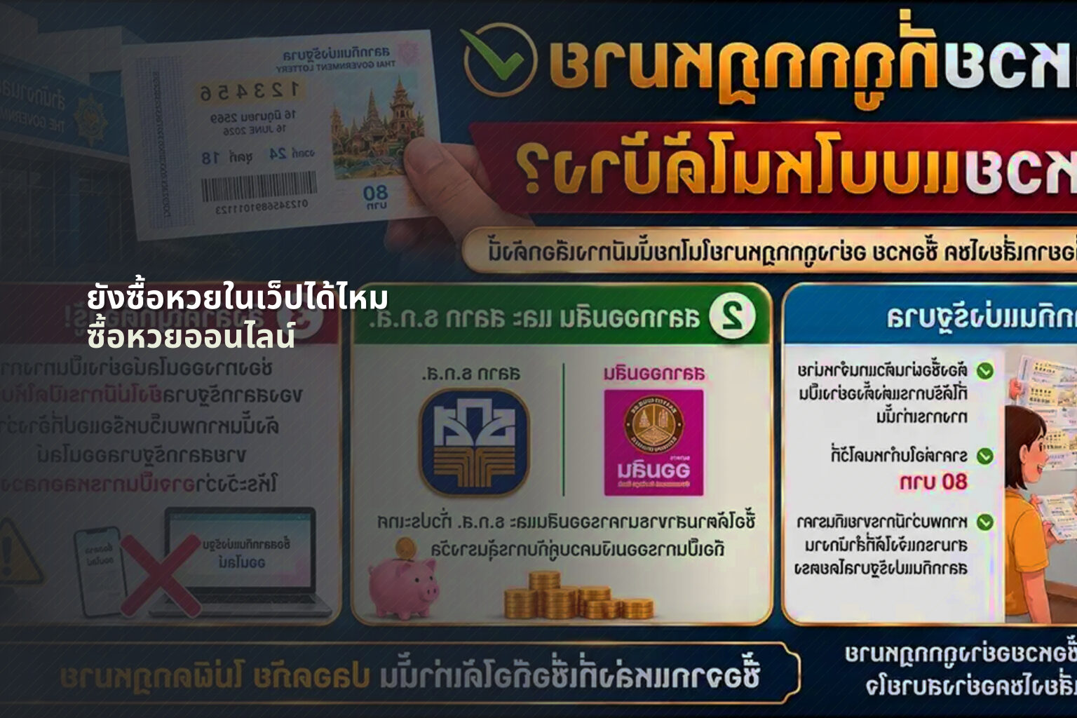 ยังซื้อหวยในเว็ปได้ไหม - online lottery purchasing