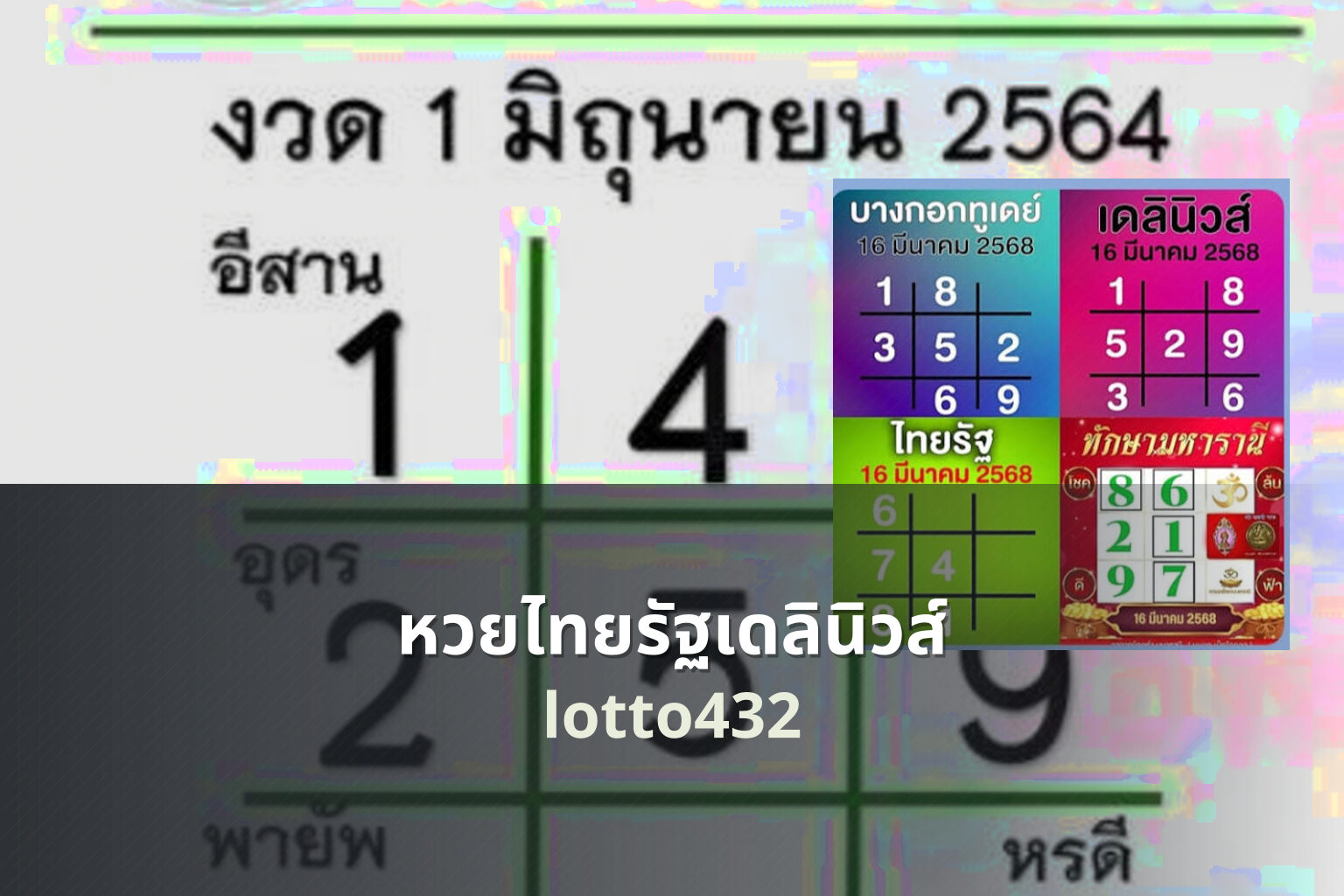 หวยไทยรัฐเดลินิวส์ - lottery news