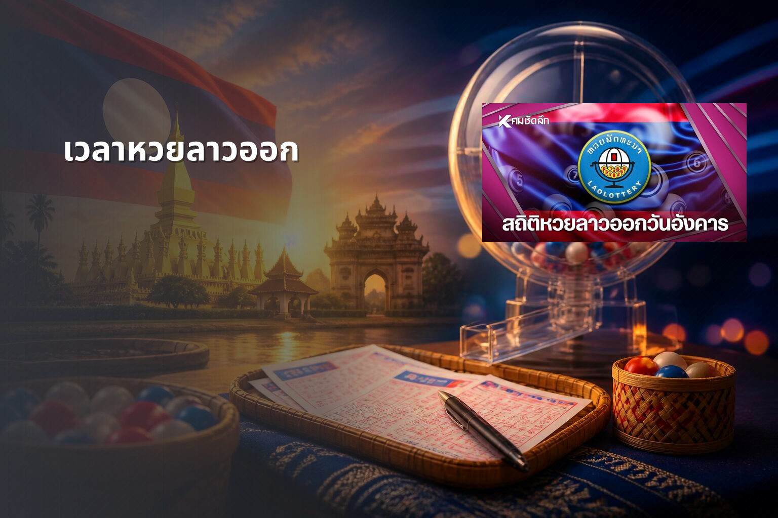 เวลาหวยลาวออก - lottery timing