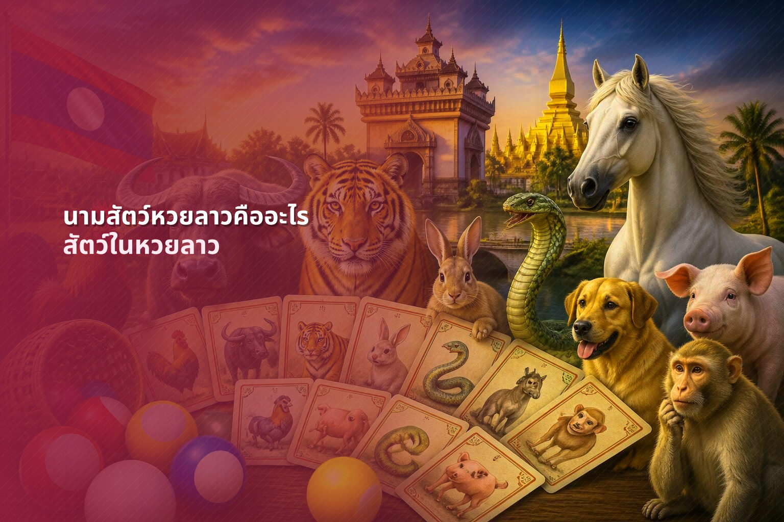 นามสัตว์หวยลาวคืออะไร สัตว์ในหวยลาว