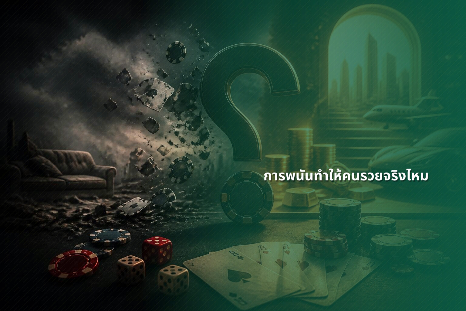 การพนันทำให้คนรวยจริงไหม - การพนัน
