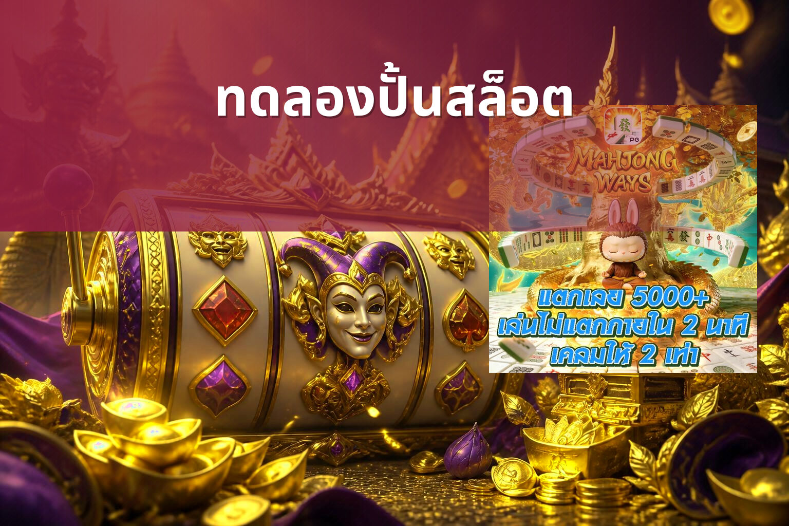 ทดลองปั้นสล็อต - slot game trial