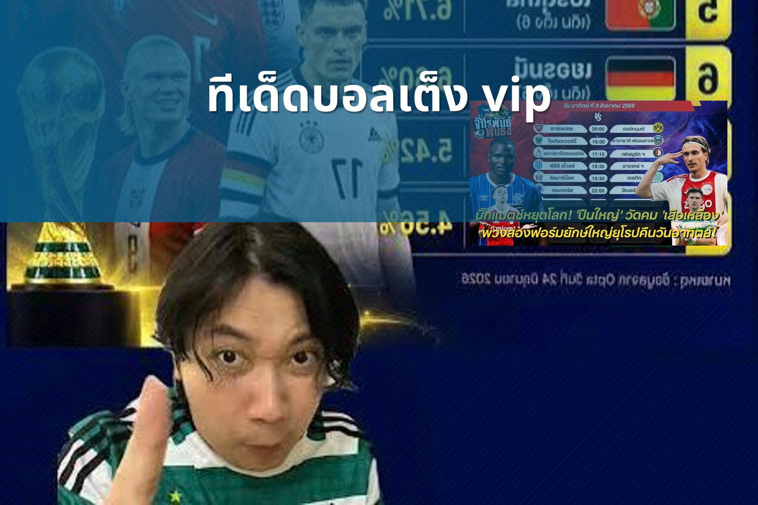ทีเด็ดบอลเต็ง vip - football predictions