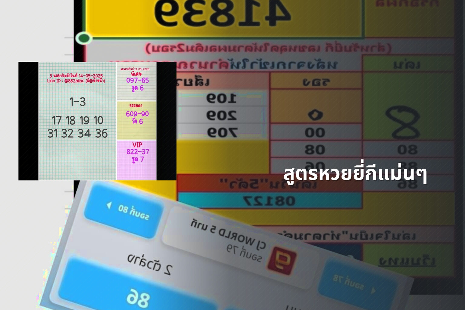 สูตรหวยยี่กีแม่นๆ - หวยยี่กี