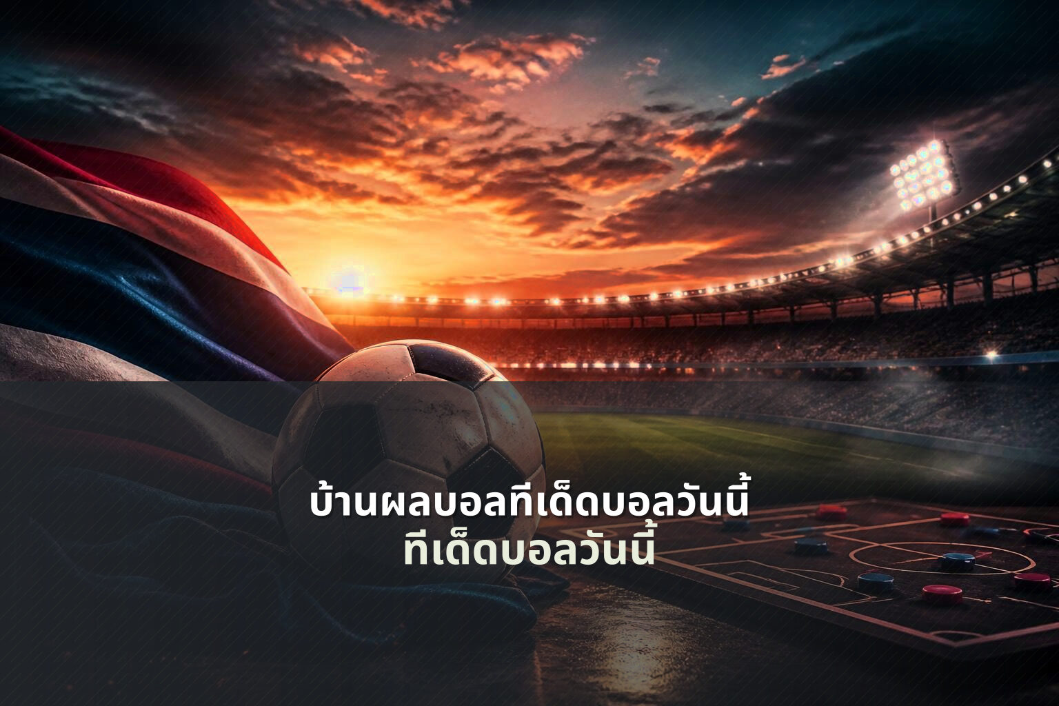 บ้านผลบอลทีเด็ดบอลวันนี้ - football match predictions