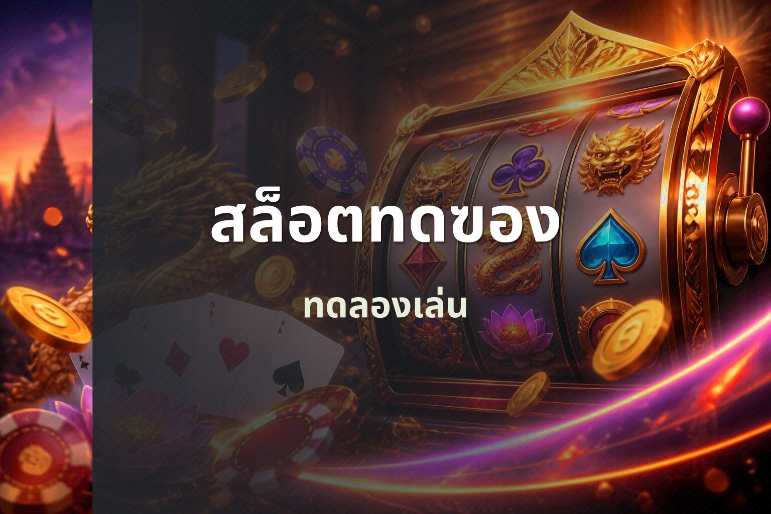 สล็อตทดฃอง ทดลองเล่น
