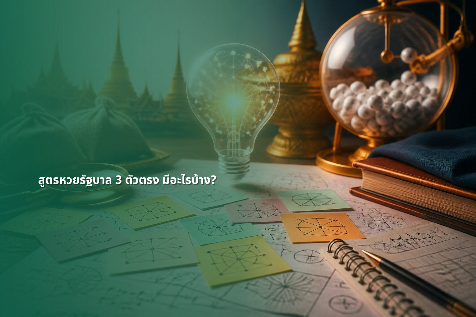 สูตรหวยรัฐบาล 3 ตัวตรง มีอะไรบ้าง? - หวยรัฐบาล
