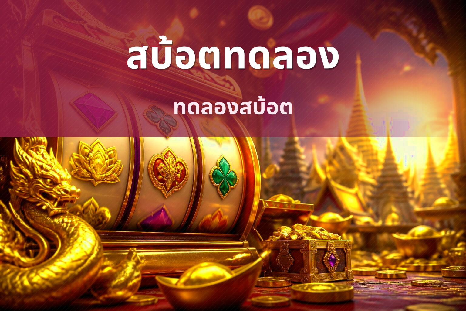 สบ้อตทดลอง - slot game trials