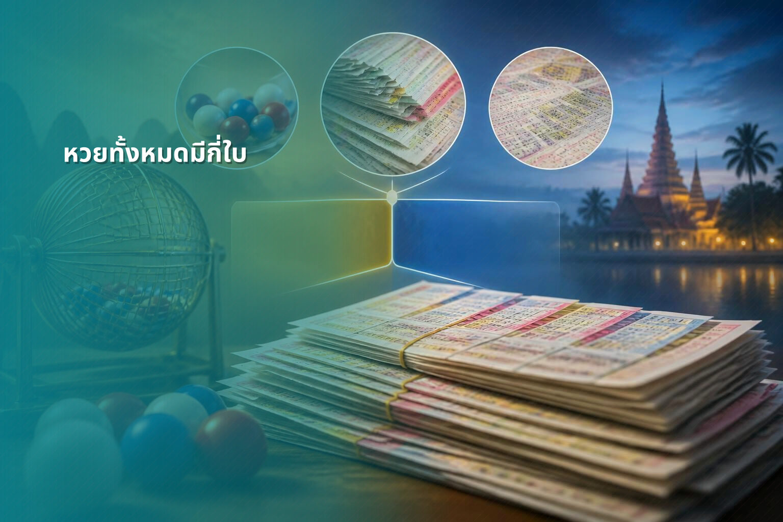 หวยทั้งหมดมีกี่ใบ - lottery types