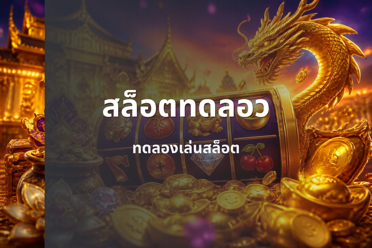 สล็อตทดลอว ทดลองเล่นสล็อต