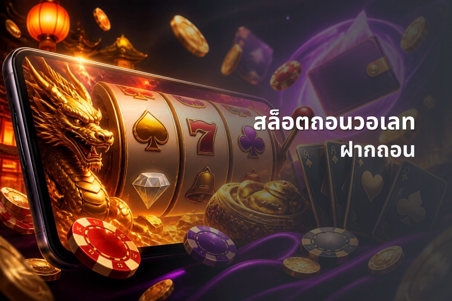 สล็อตถอนวอเลท ฝากถอน