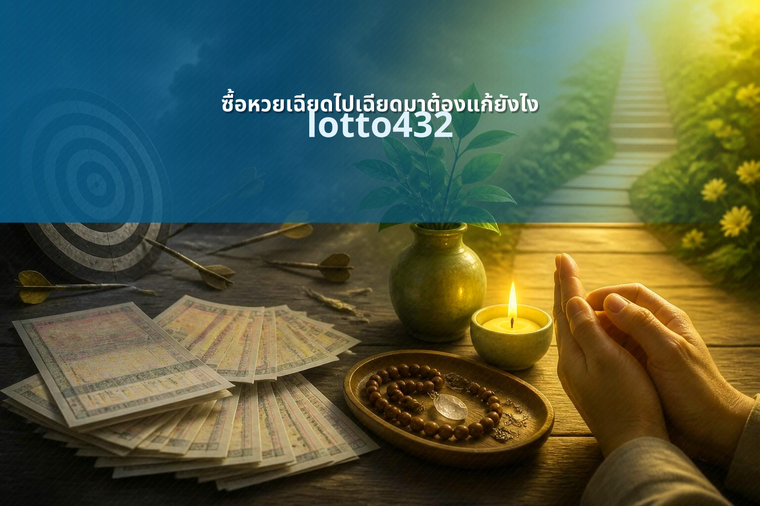 ซื้อหวยเฉียดไปเฉียดมาต้องแก้ยังไง lotto432