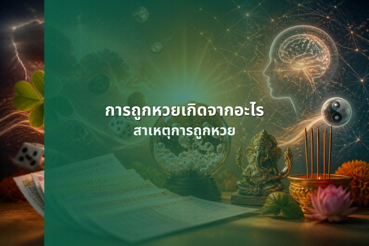 การถูกหวยเกิดจากอะไร สาเหตุการถูกหวย