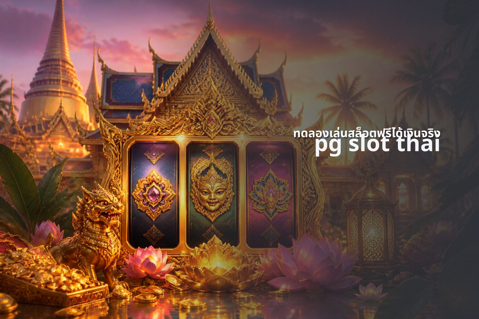 ทดลองเล่นสล็อตฟรีได้เงินจริง pg slot thai