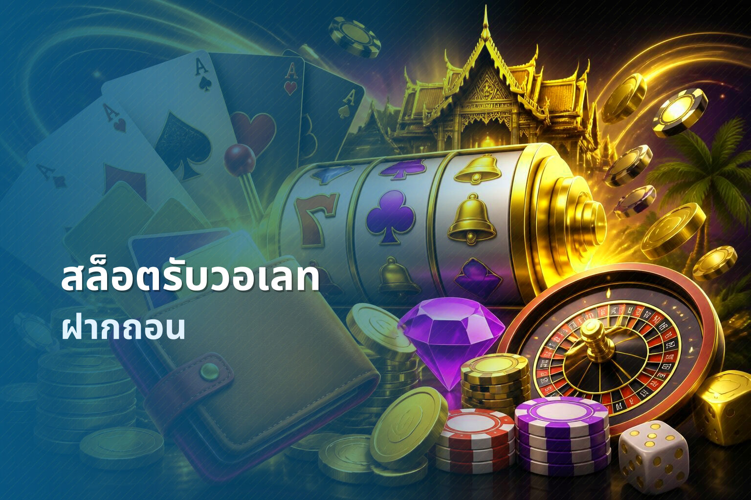 สล็อตรับวอเลท ฝากถอน