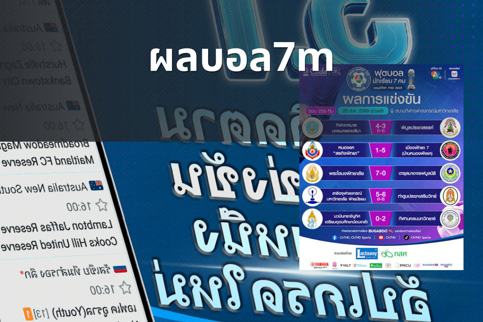 ผลบอล7m - live sports scores