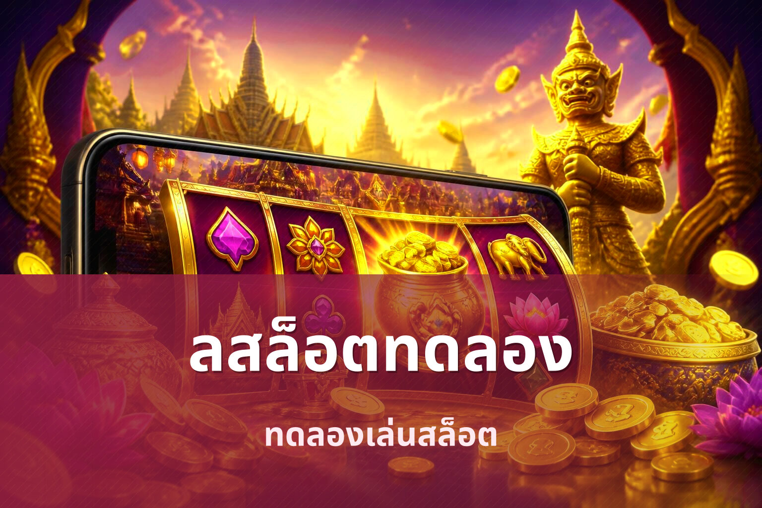 ลสล็อตทดลอง ทดลองเล่นสล็อต