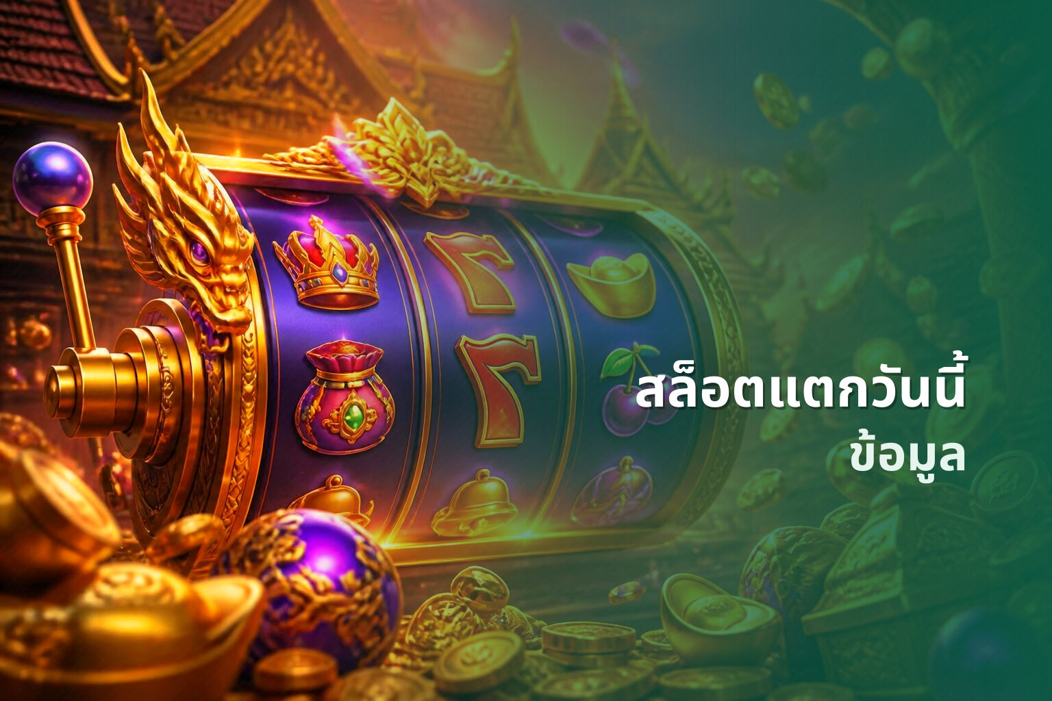 สล็อตแตกวันนี้ ข้อมูล