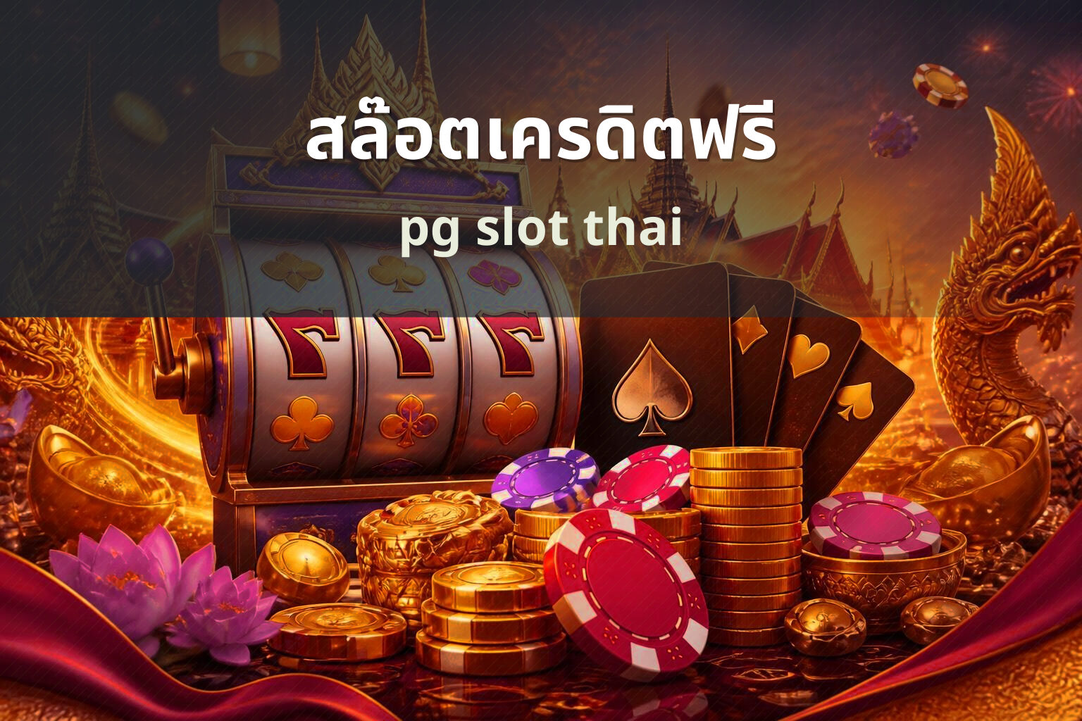 สล๊อตเครดิตฟรี pg slot thai