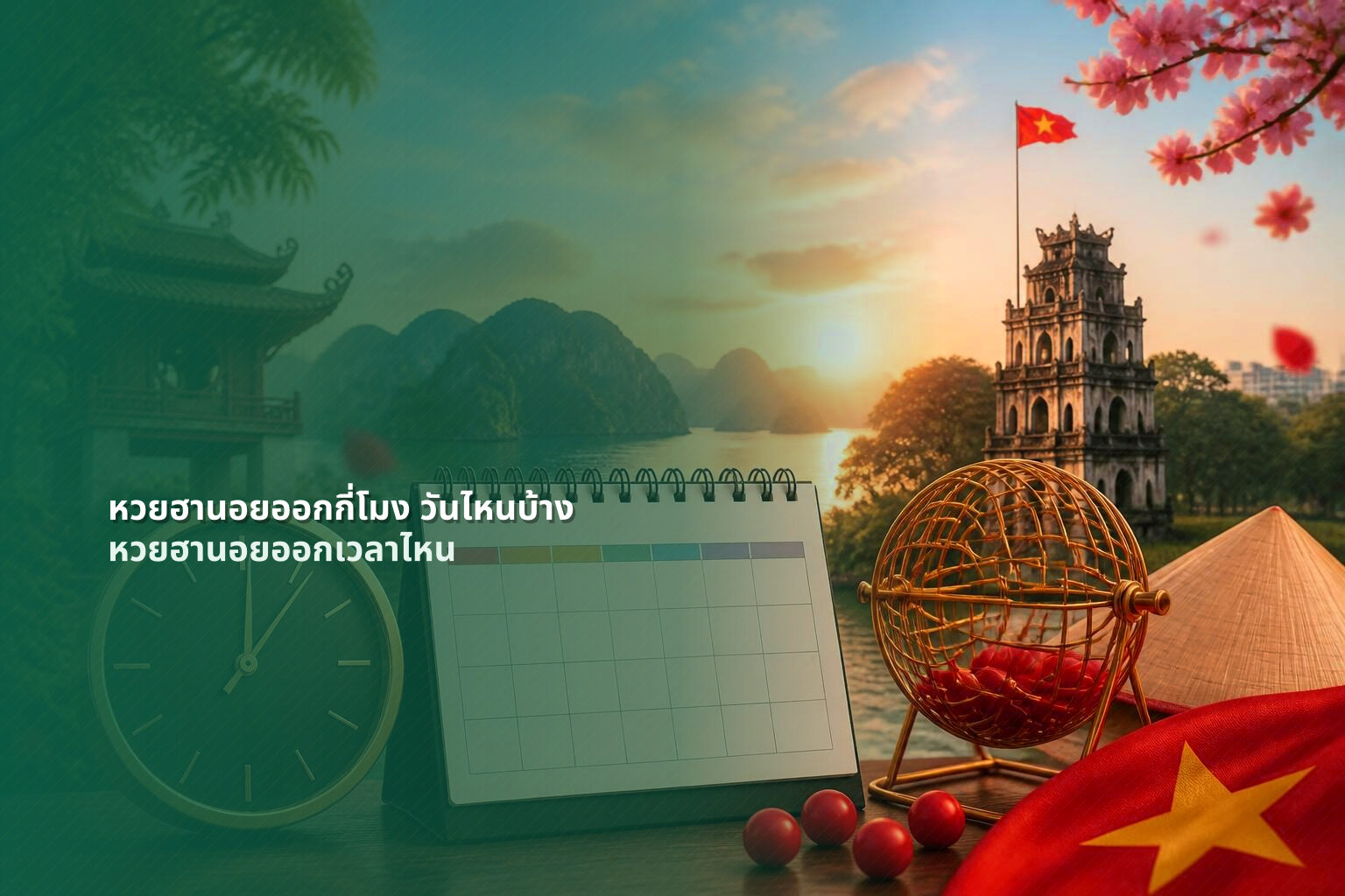 หวยฮานอยออกกี่โมง วันไหนบ้าง - หวยฮานอย