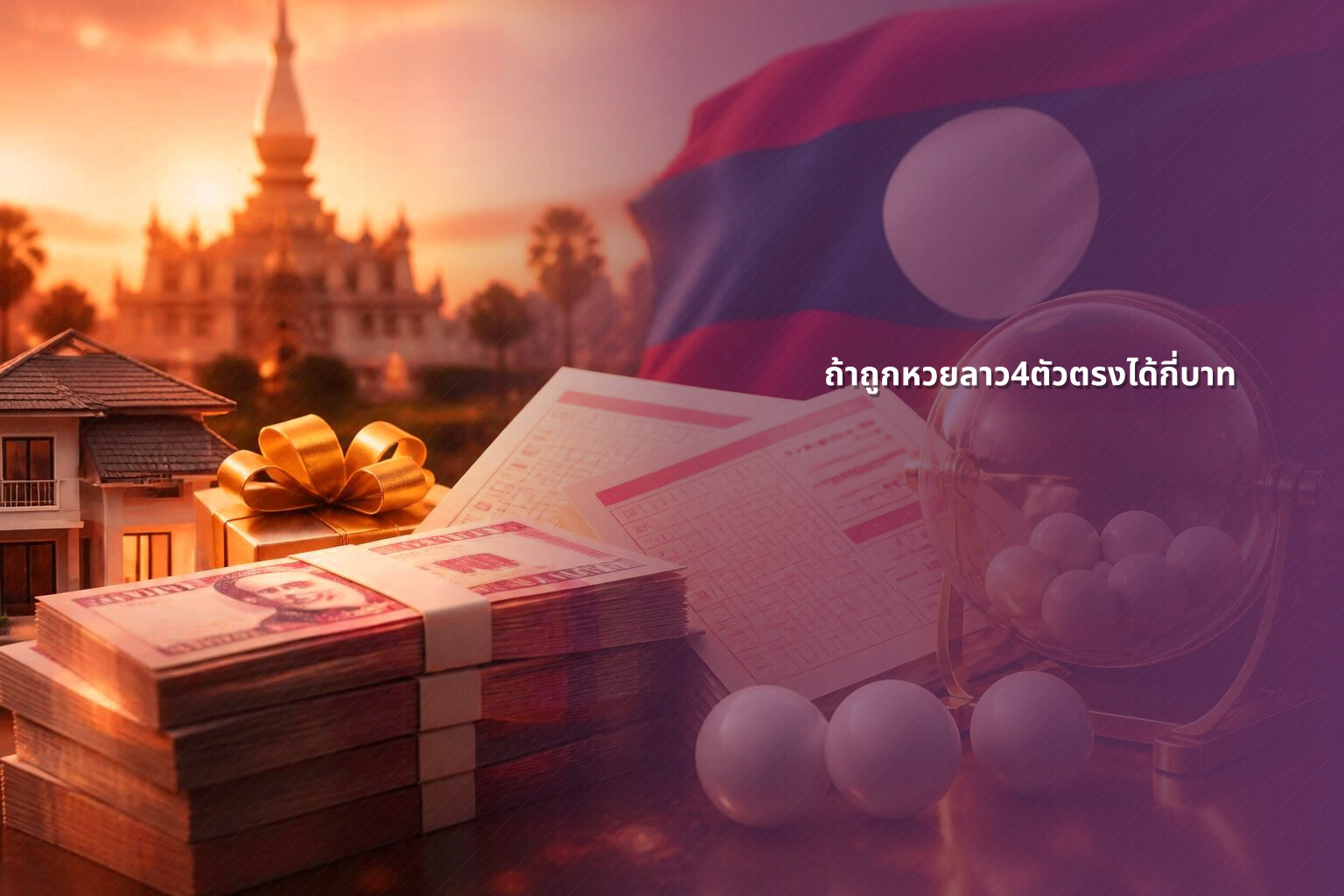ถ้าถูกหวยลาว4ตัวตรงได้กี่บาท - lottery winnings